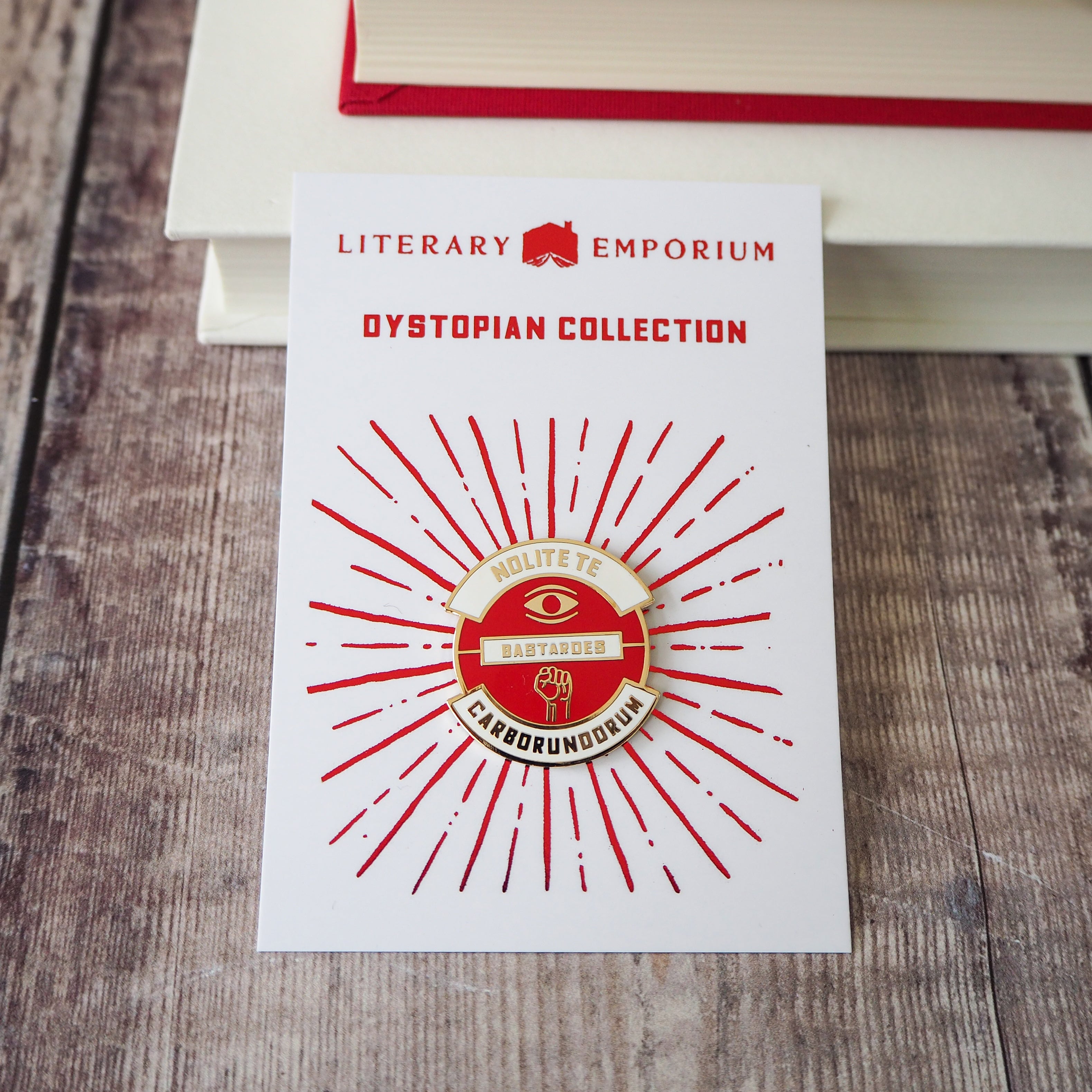 Nolite Te Bastardes Carborundorum Enamel Pin - Dystopian Collection