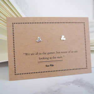 Oscar Wilde Star Earrings - Literary Emporium 