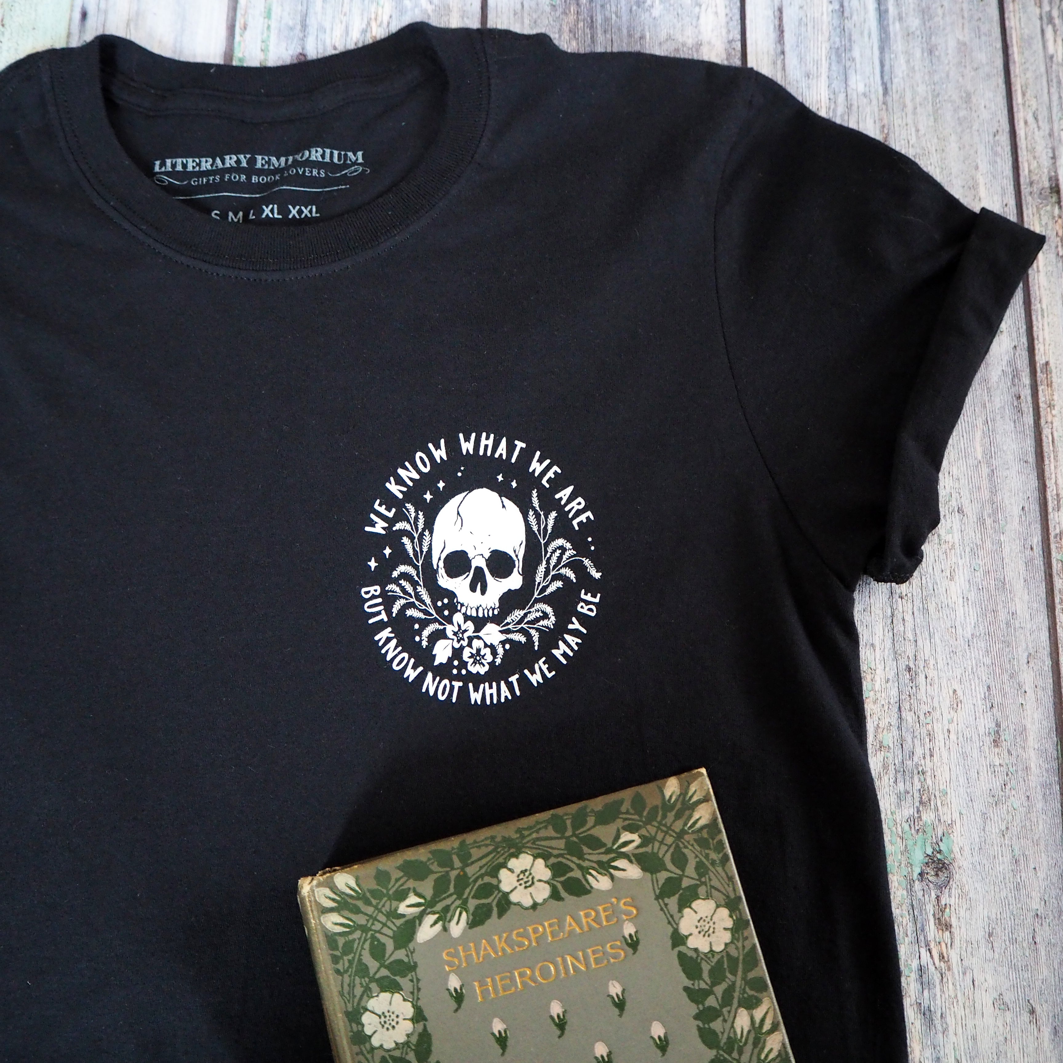 Ophelia T-Shirt- Shakespeare's Heroines Collection - Literary Emporium 