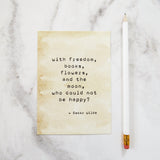 Oscar Wilde 'Moon' Quote Postcard - Literary Emporium 