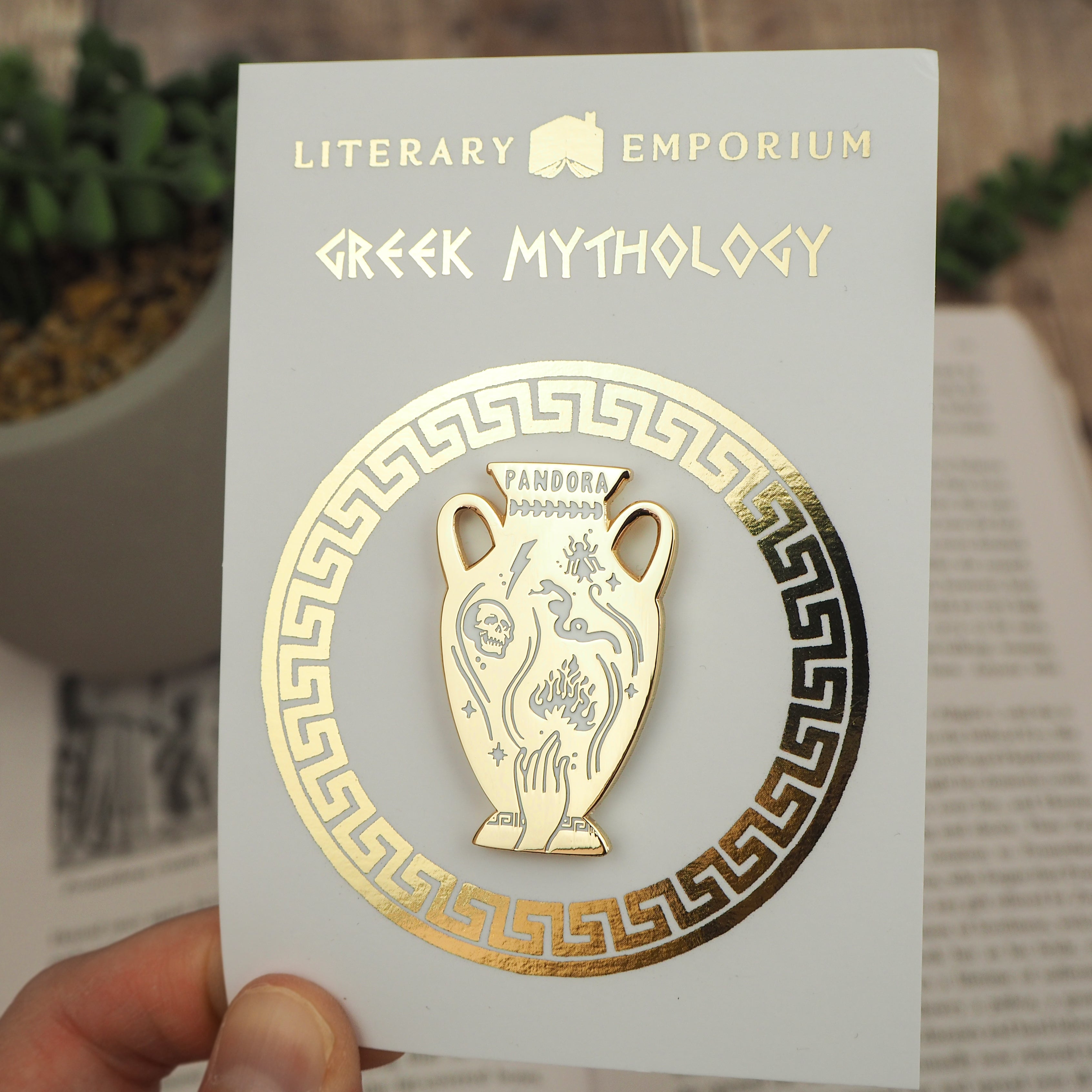 Artemis Goddess of Hunting Enamel Pin – Greek Mythology Collection
