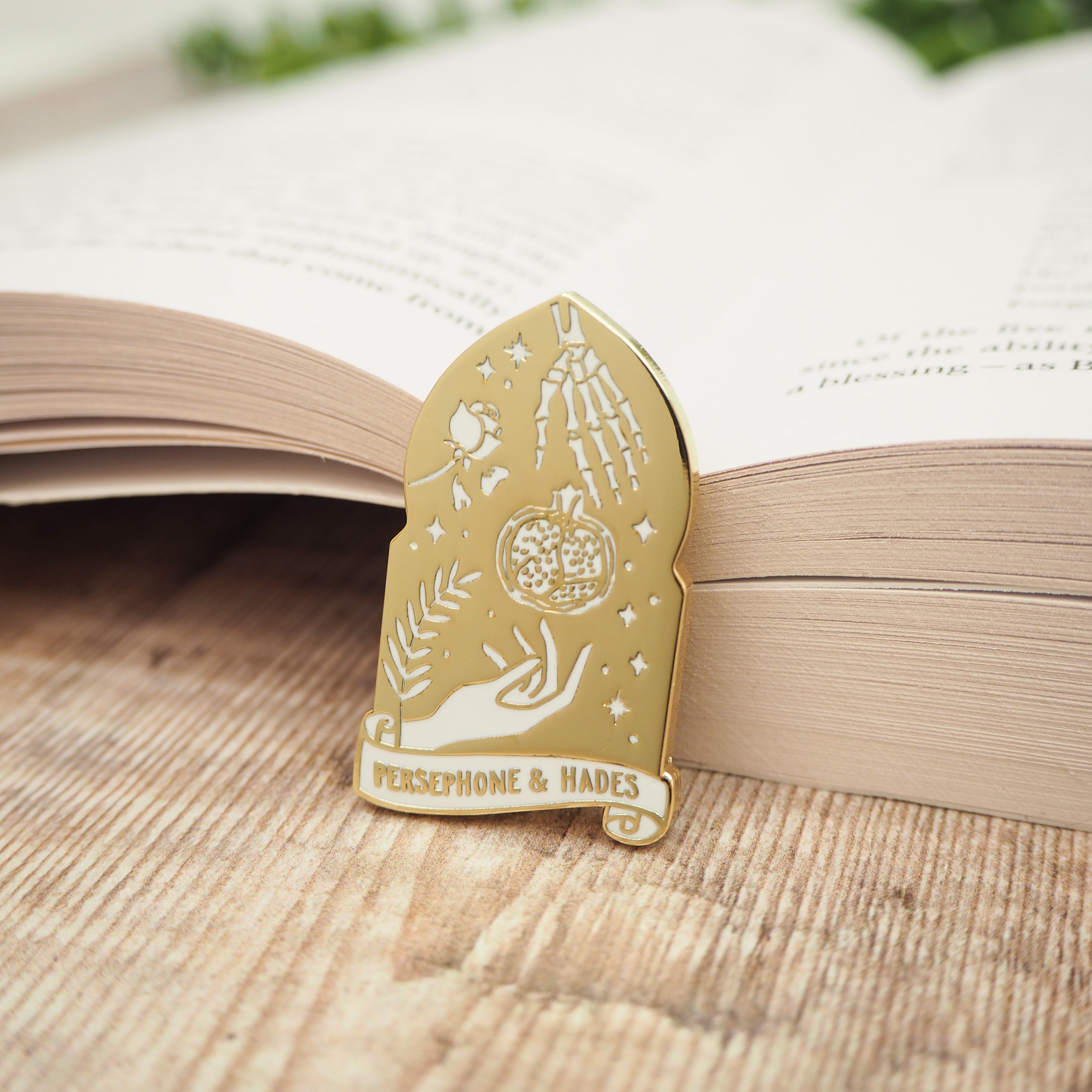 Persephone & Hades Enamel Pin – Greek Mythology Collection - Literary Emporium Ltd