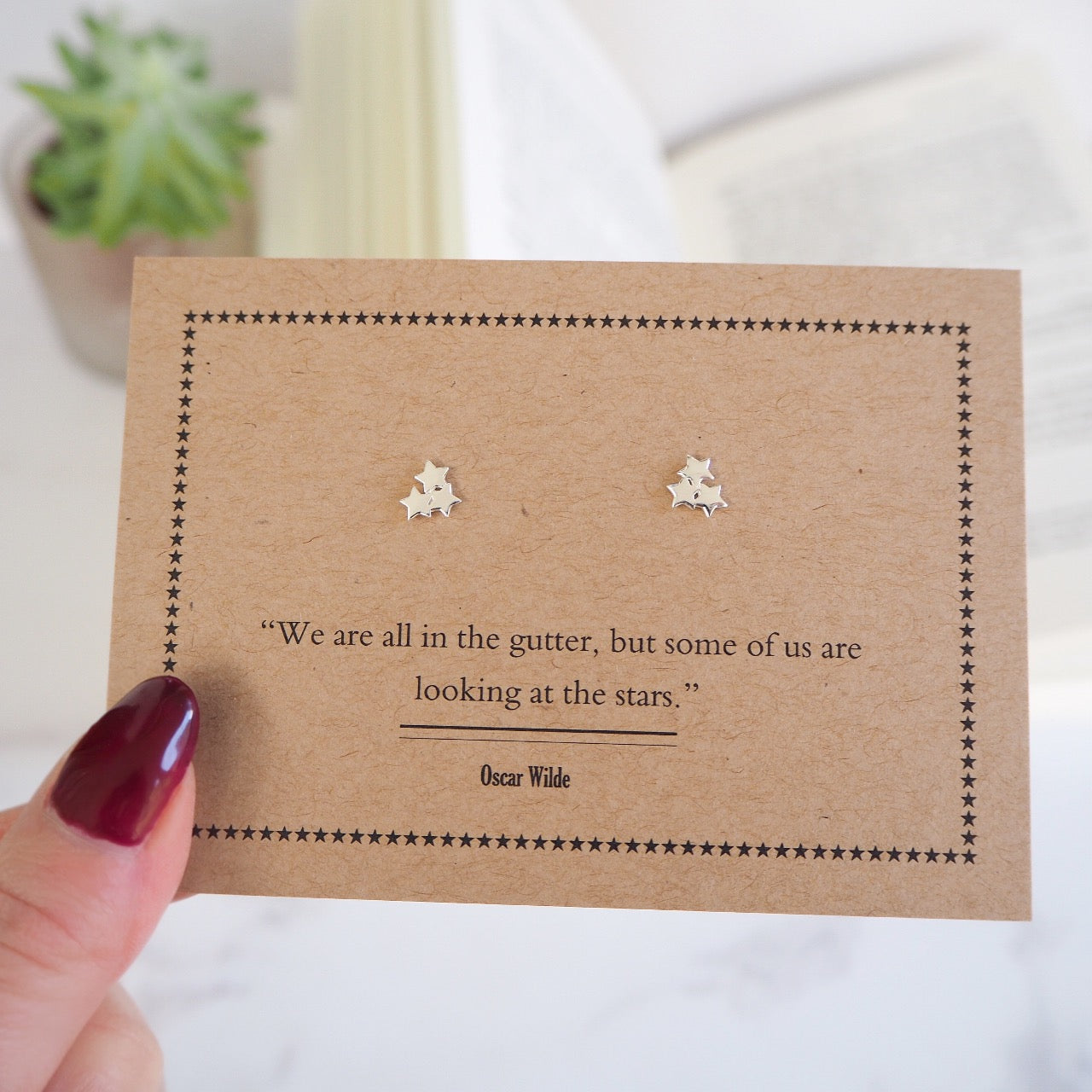 Oscar Wilde Star Earrings