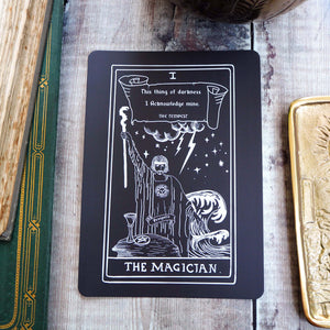 Prospero Tarot Card Mini Print - The Magician - Shakespeare Tarot Collection - Literary Emporium 