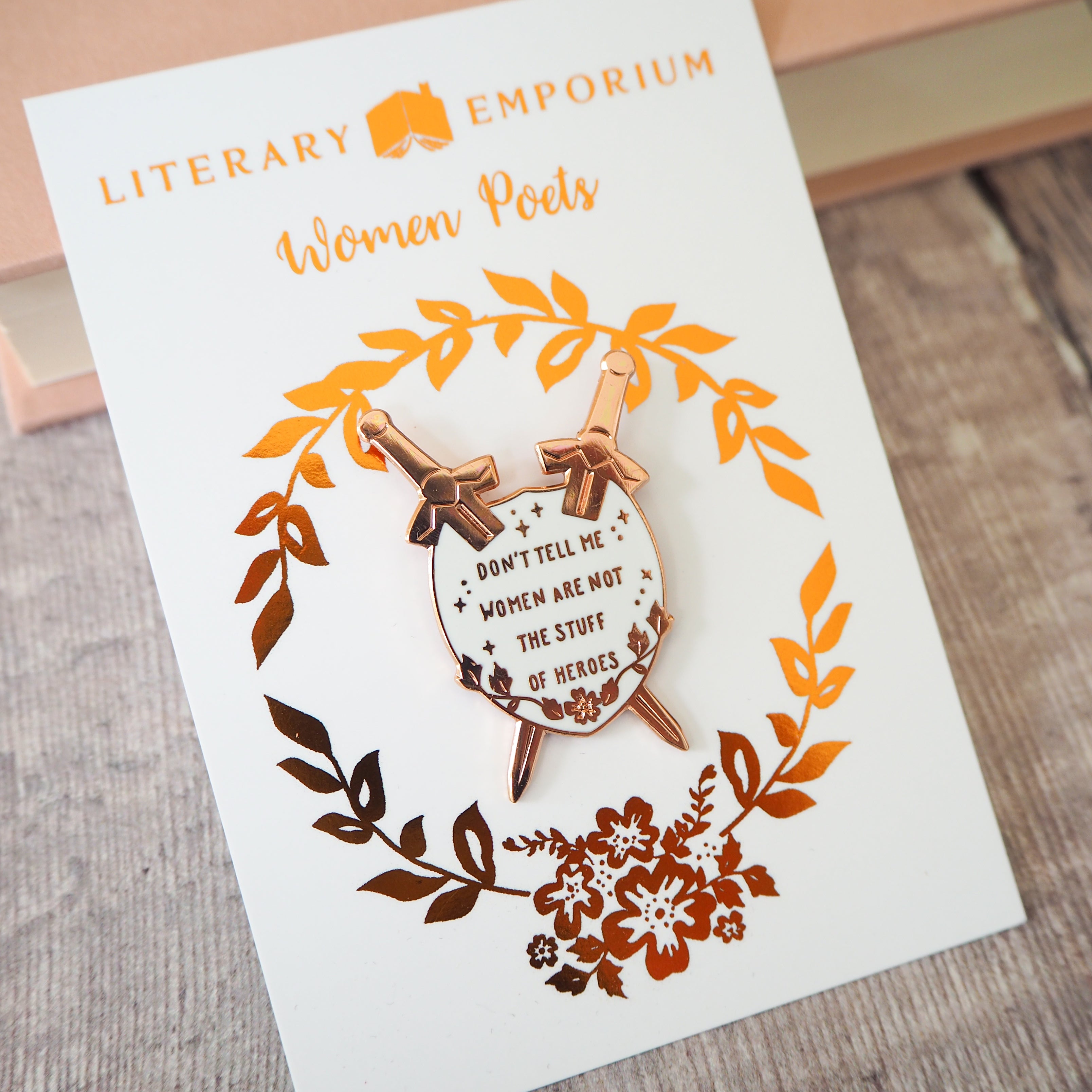 Qiu Jin Enamel Pin - Women Poets Collection