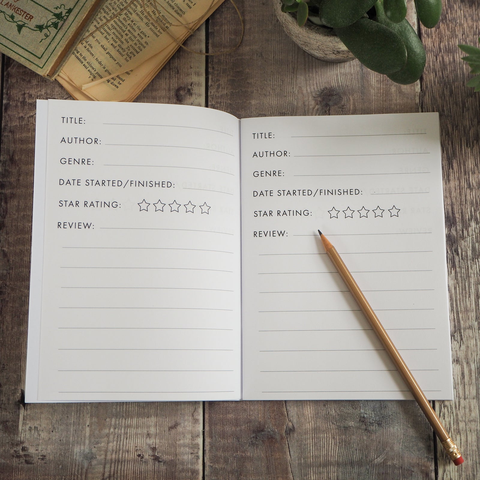 Reading Journal - Literary Emporium 