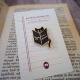 Reading Cat Enamel Pin - Literary Emporium 