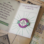 Rebellion Enamel Pin - Votes for Women Collection - Literary Emporium 
