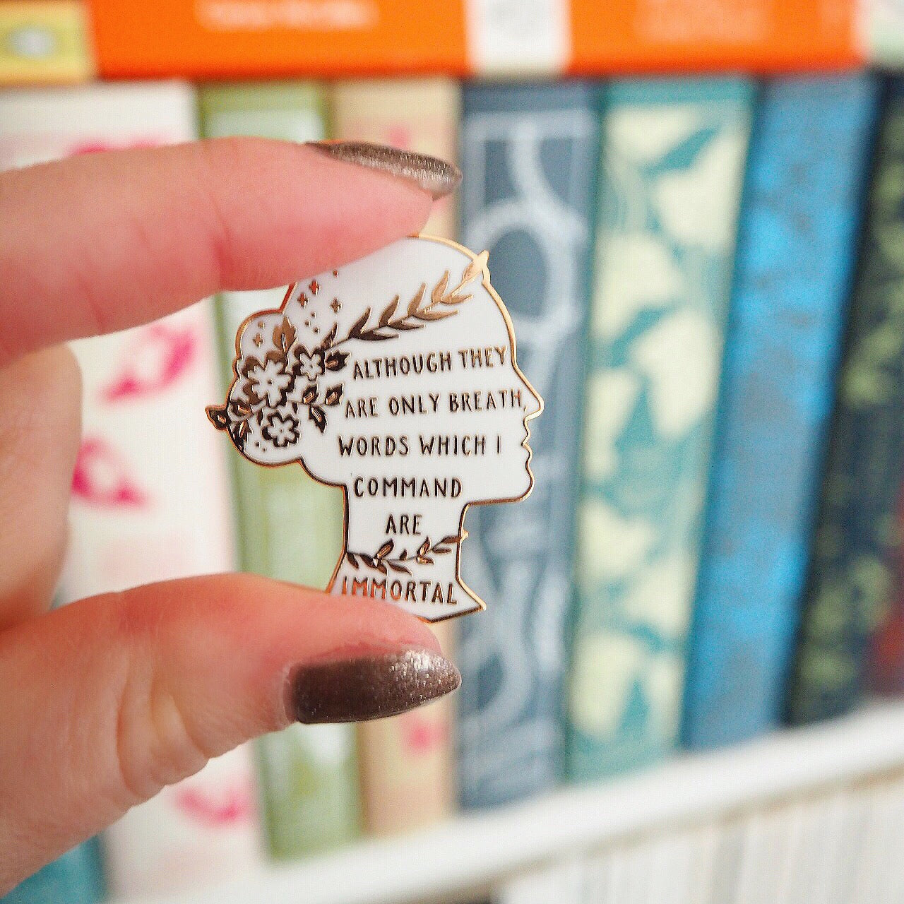 Sappho Enamel Pin - Women Poets Collection