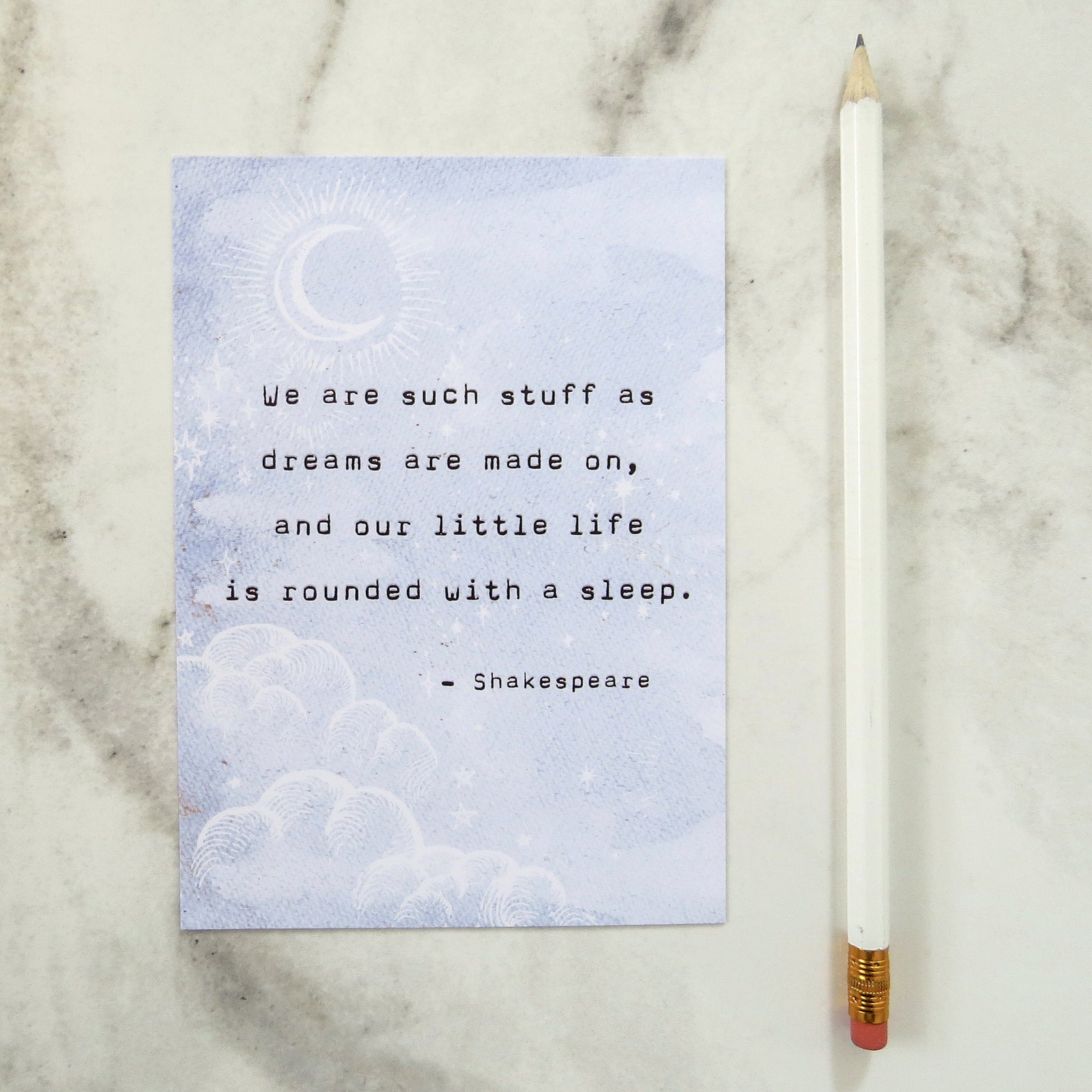 Shakespeare 'Dreams' Postcard - Literary Emporium 