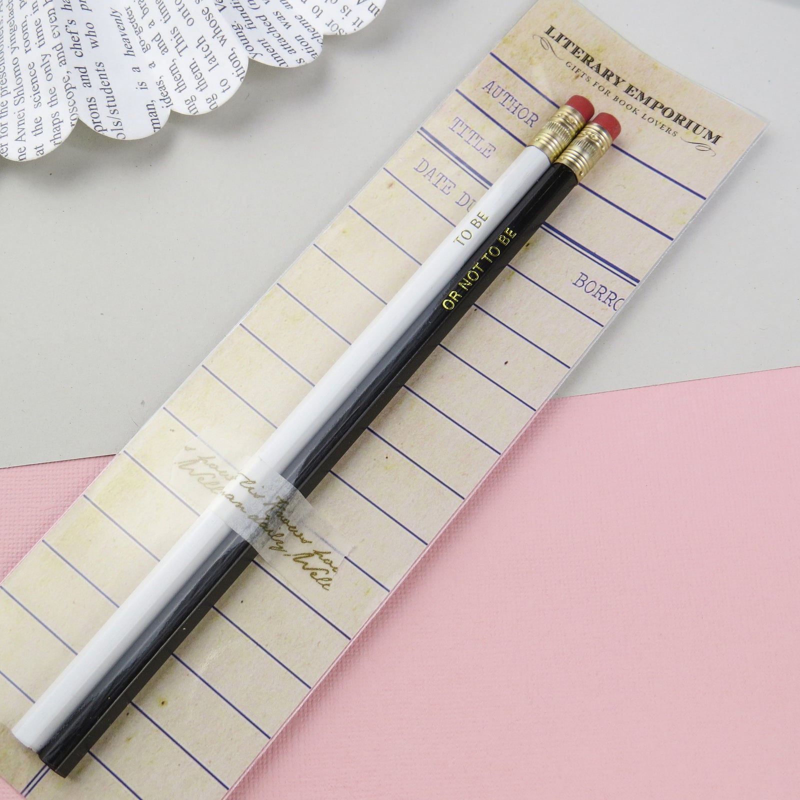 Shakespeare Pencil Set - Literary Emporium 