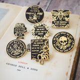 Shakespeare's Heroines Enamel Pin Set