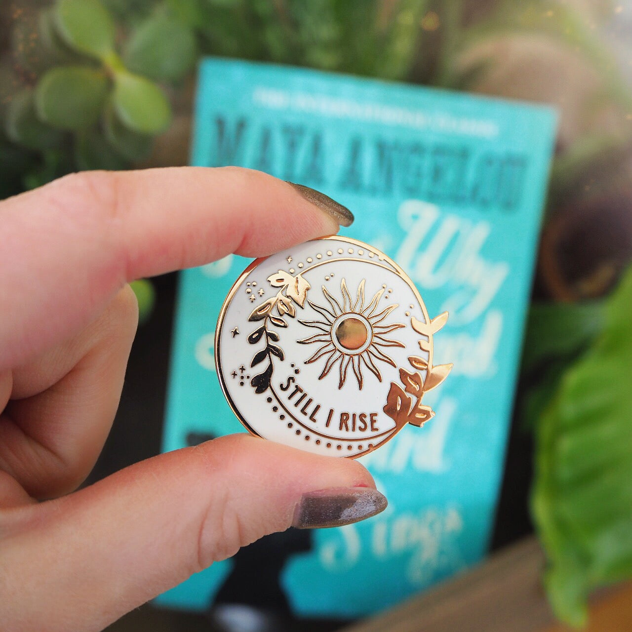 Dr Maya Angelou™ Enamel Pin- Women Poets Collection - Literary Emporium 