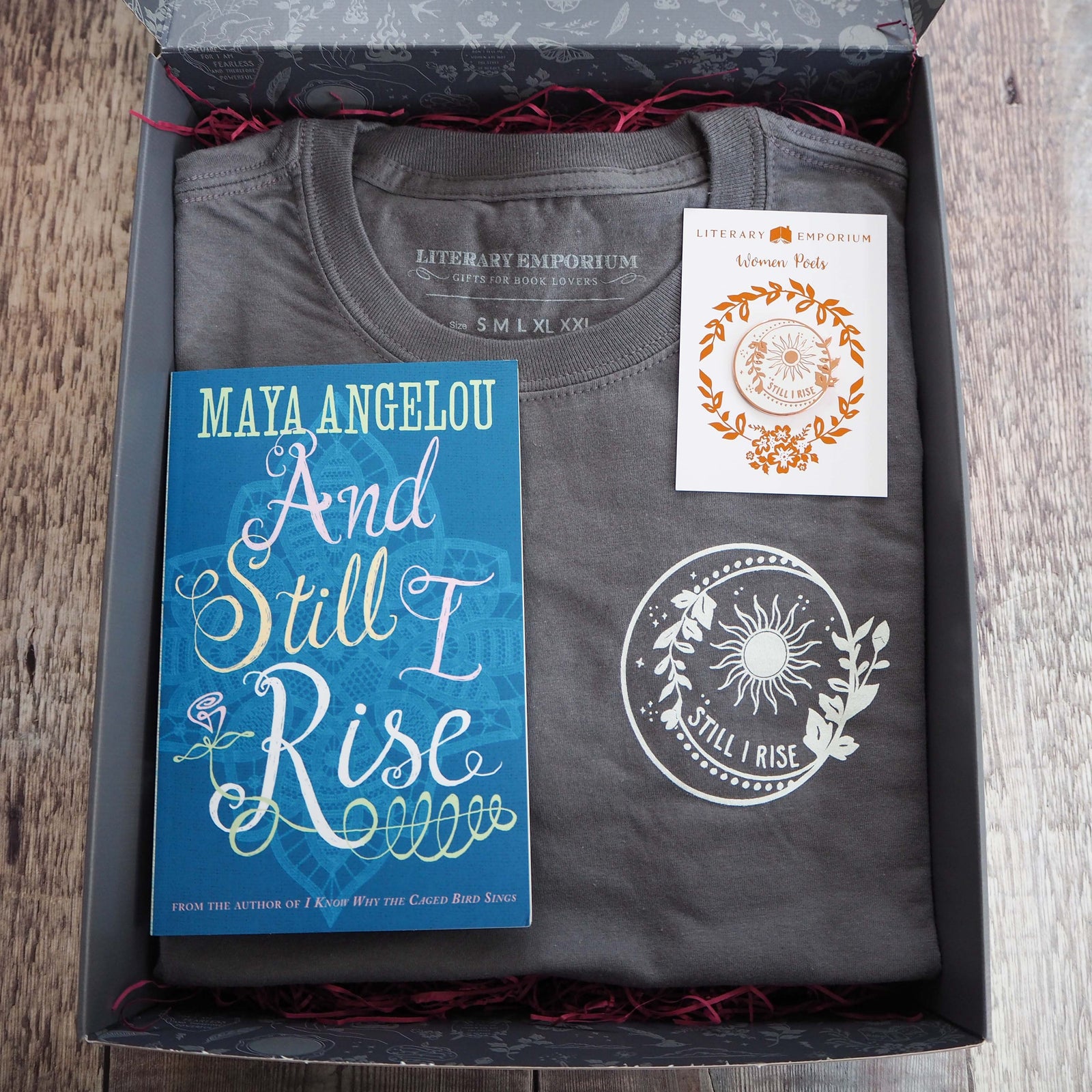 Dr Maya Angelou 'Still I Rise' Gift Set - Literary Emporium 