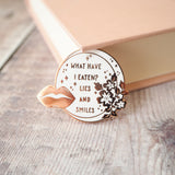 Sylvia Plath Enamel Pin - Women Poets Collection