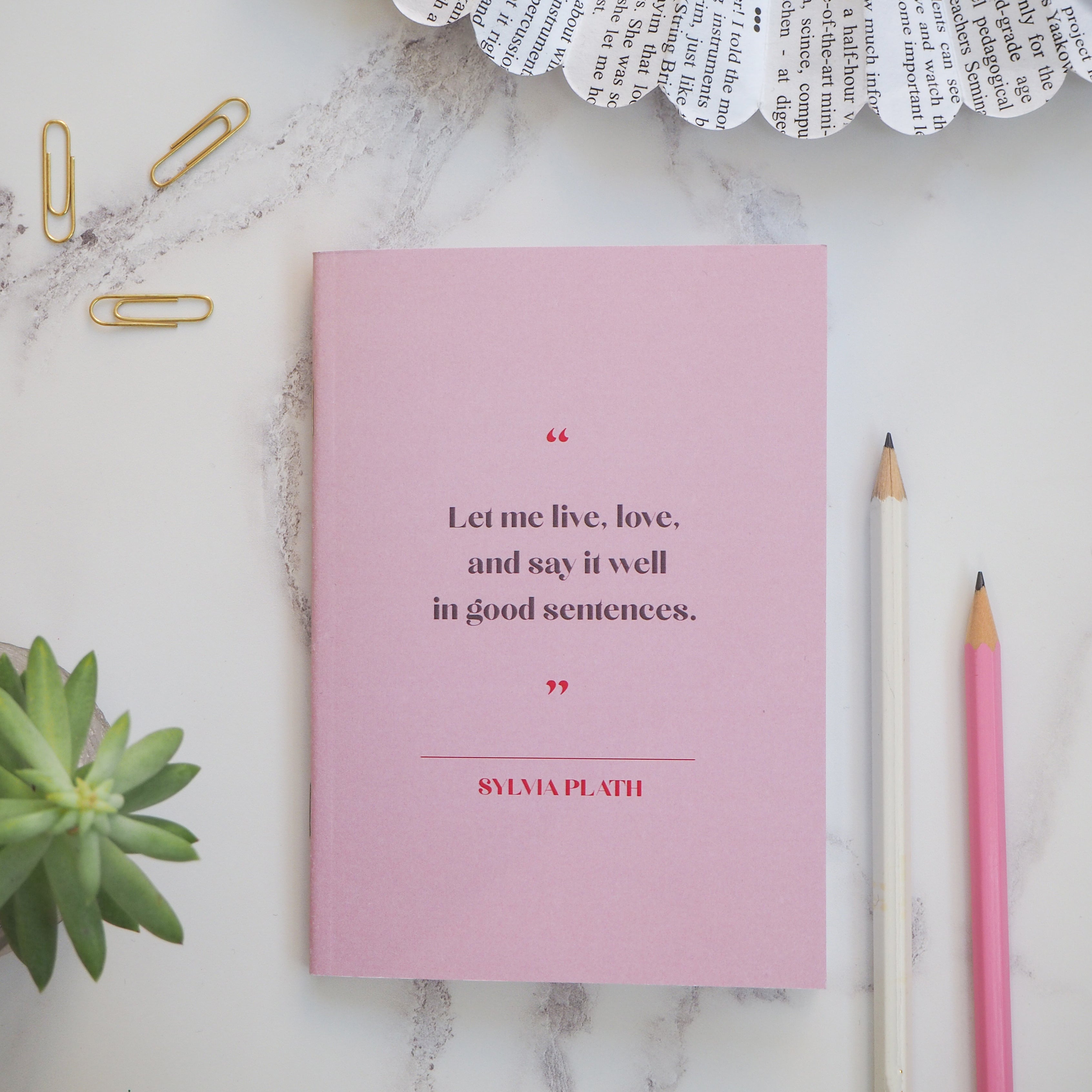 Sylvia Plath - Women Writers Pocket Notebook - Literary Emporium 