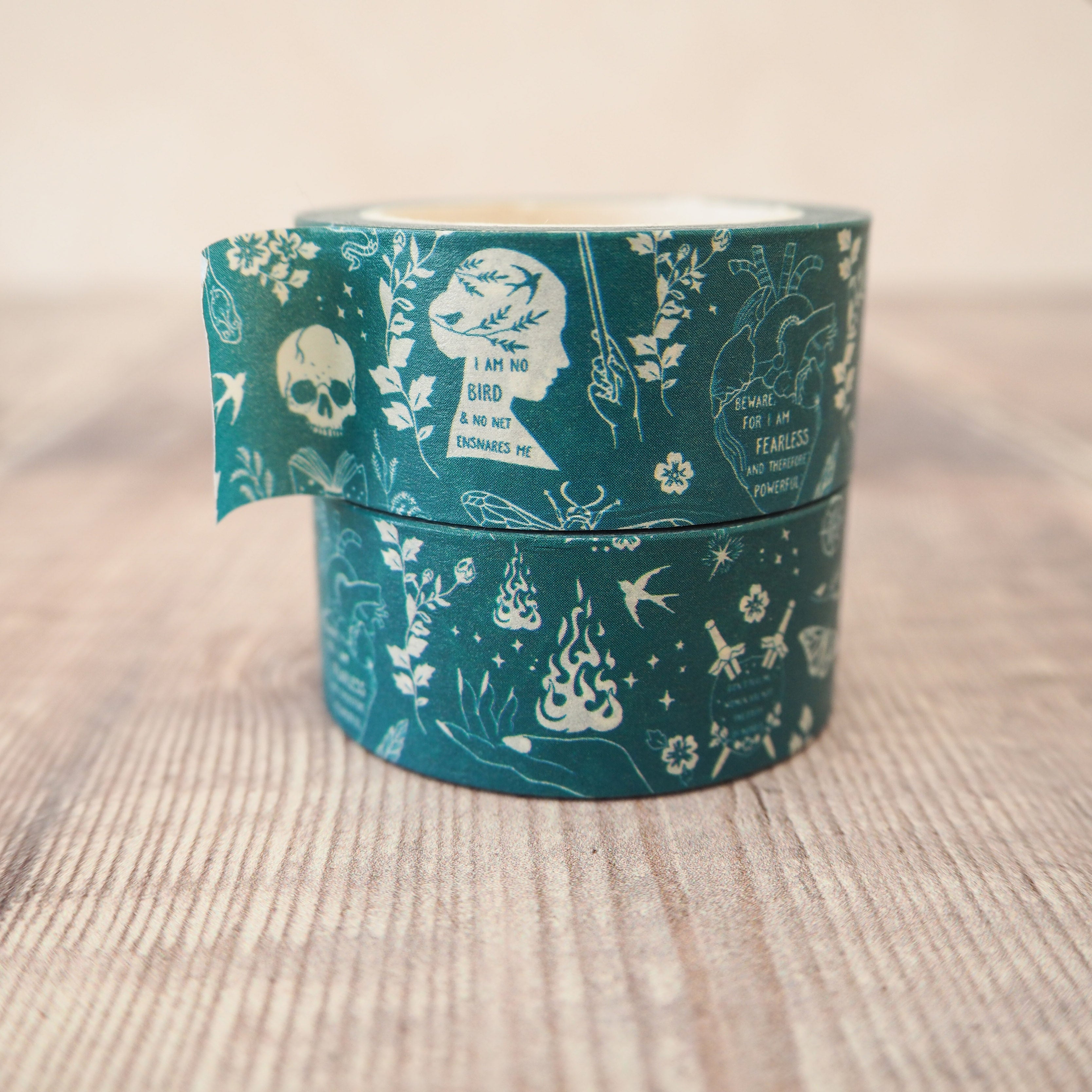 Teal Washi Tape - Literary Emporium Ltd