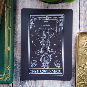 Hamlet Tarot Card Mini Print - The Hanged Man - Shakespeare Tarot Collection