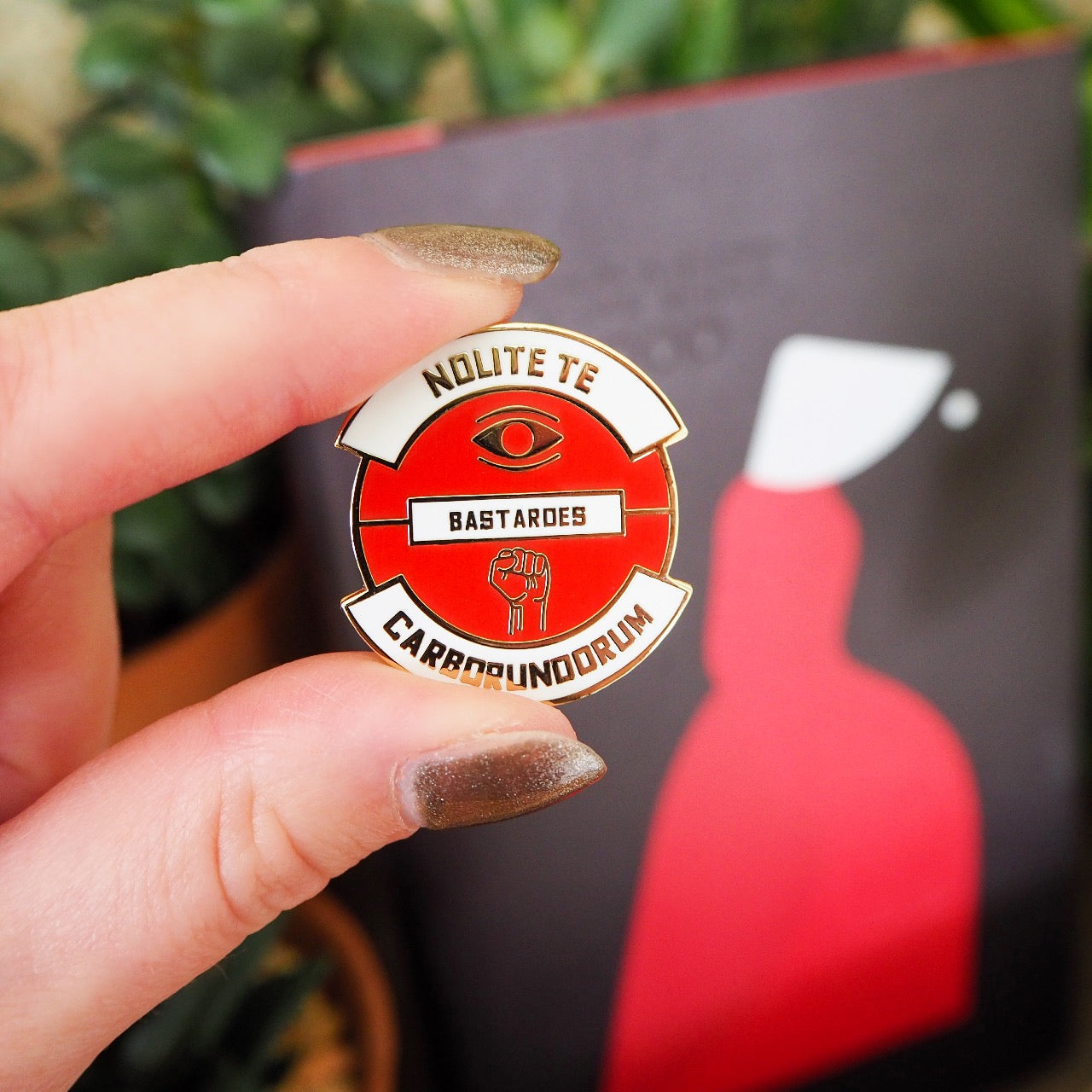 Nolite Te Bastardes Carborundorum Enamel Pin - Dystopian Collection