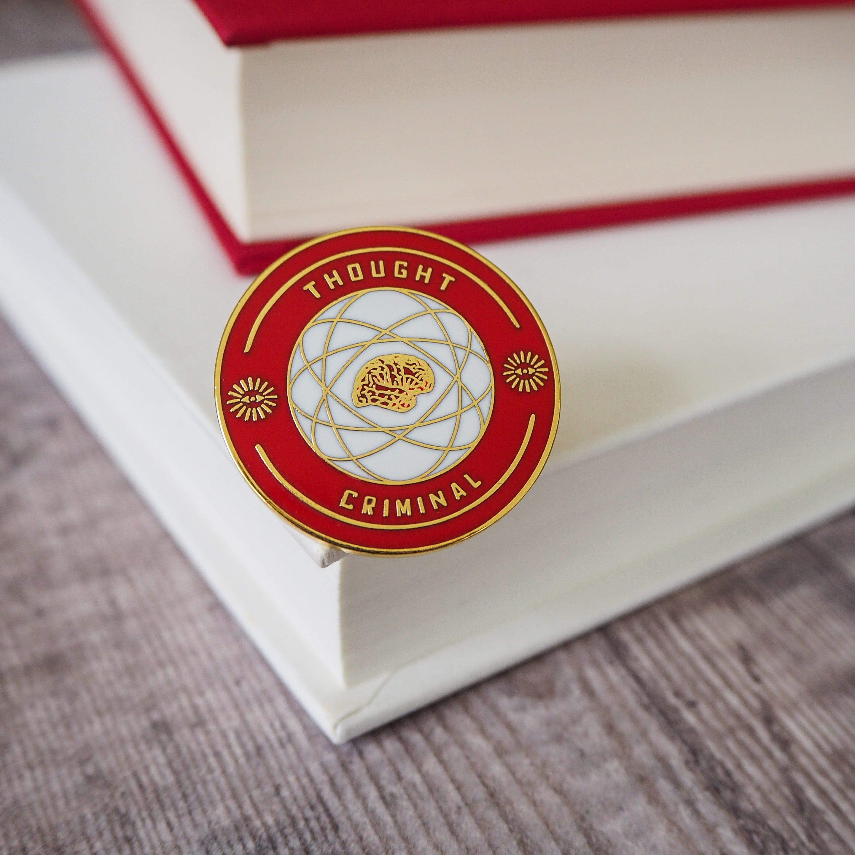 Thought Criminal Enamel Pin - Dystopian Collection