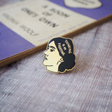 Virginia Woolf Enamel Pin - Literary Emporium 
