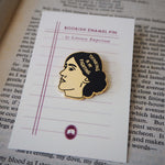 Virginia Woolf Enamel Pin - Literary Emporium 