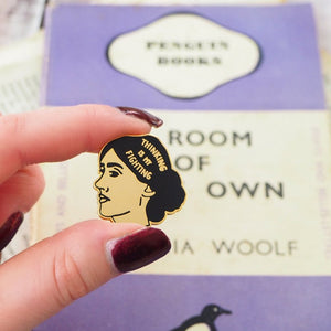Virginia Woolf Enamel Pin - Literary Emporium 