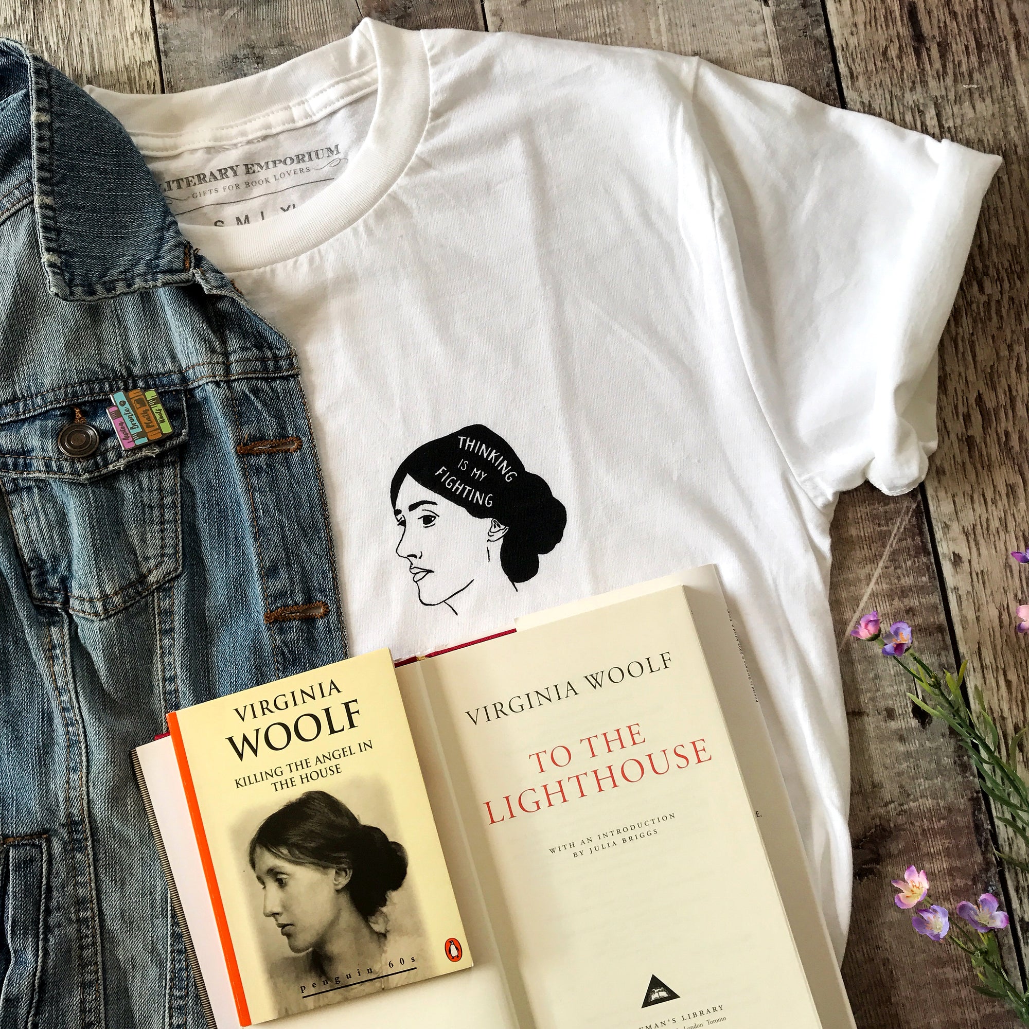 Virginia Woolf T-Shirt - Literary Emporium 