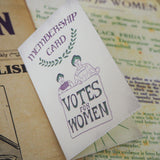 Deeds Not Words Enamel Pin - Votes for Women Collection - Literary Emporium 