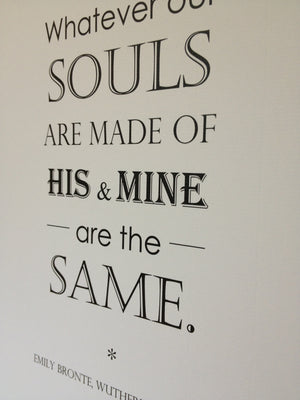 Wuthering Heights Quote Print - Literary Emporium 