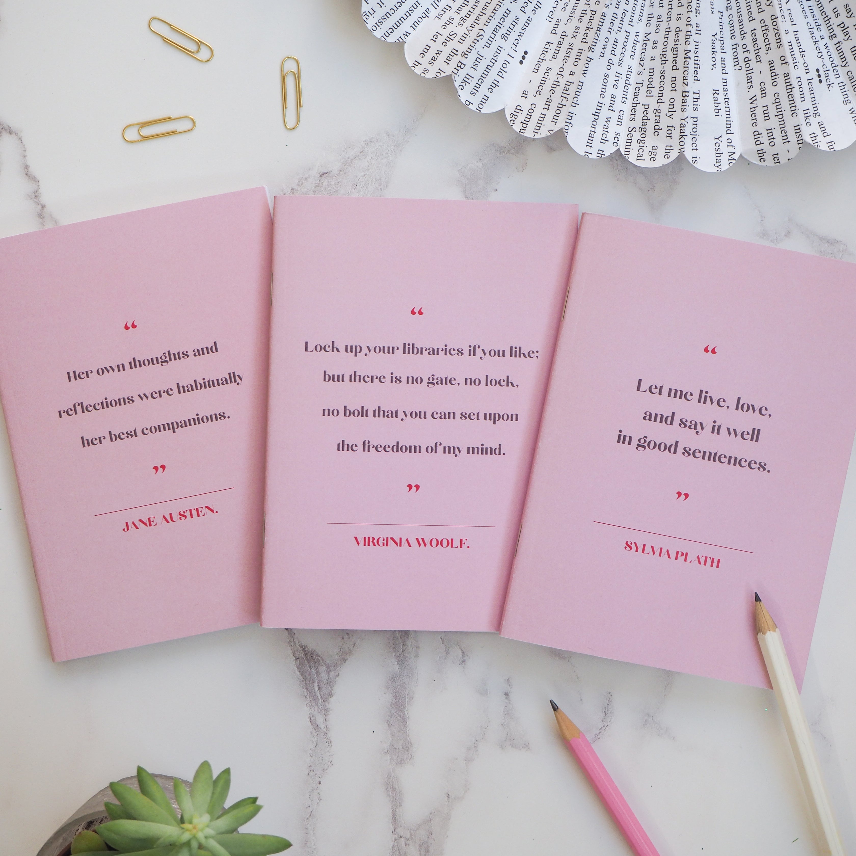 Sylvia Plath - Women Writers Pocket Notebook - Literary Emporium 