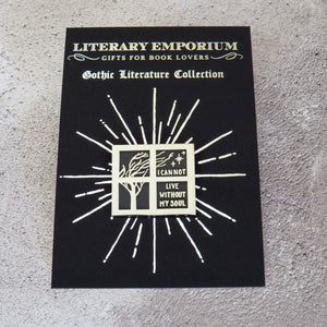 Wuthering Heights Enamel Pin - Gothic Literature Collection - Literary Emporium 