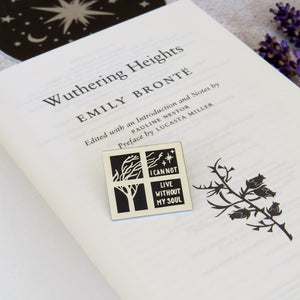 Wuthering Heights Enamel Pin - Gothic Literature Collection - Literary Emporium 